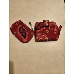 Vera Bradley Mini Wallet and Matching Change Purse NWOT